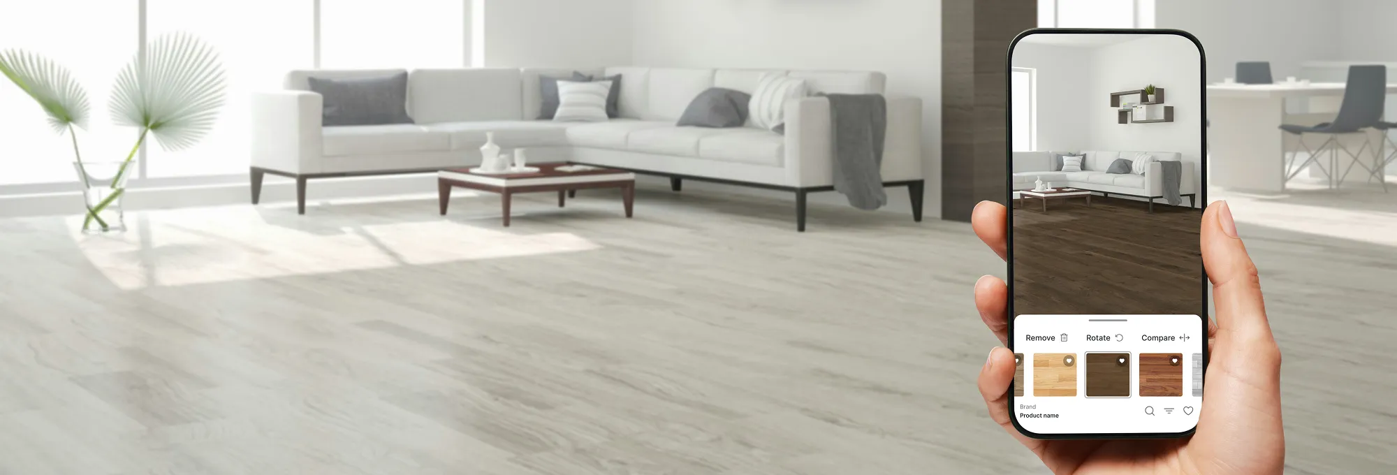 See the flooring in your space!